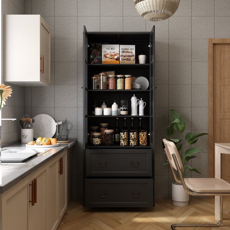 Lark Manor™ Kylen 78.7'' China Cabinet & Reviews | Wayfair
